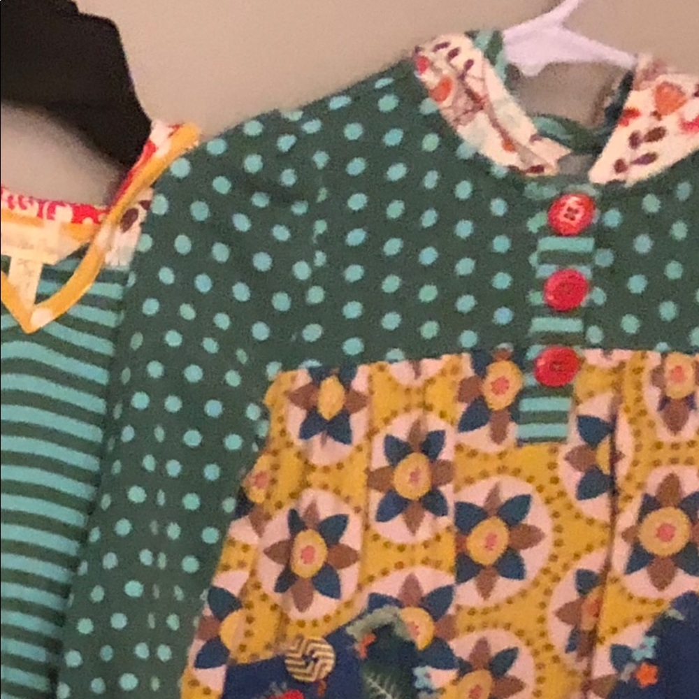 Matilda Jane Baby Bear, pants, and blooms.